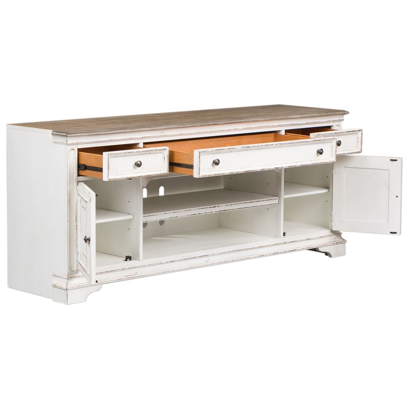 Liberty Furniture Magnolia Manor 73" TV Stand